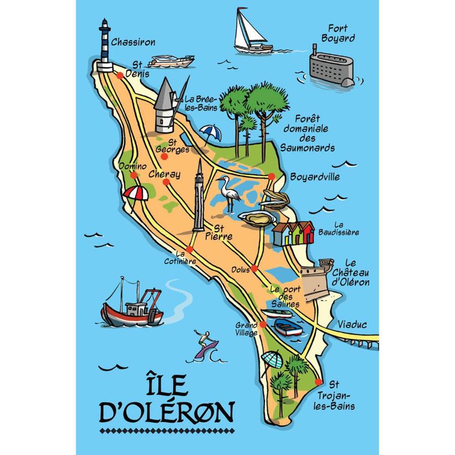 Les Amareyeurs - Ile D'Oleron - Maison Classee 3 Etoiles Avec Piscine - Clim - Velos Le Château-dʼOléron エクステリア 写真